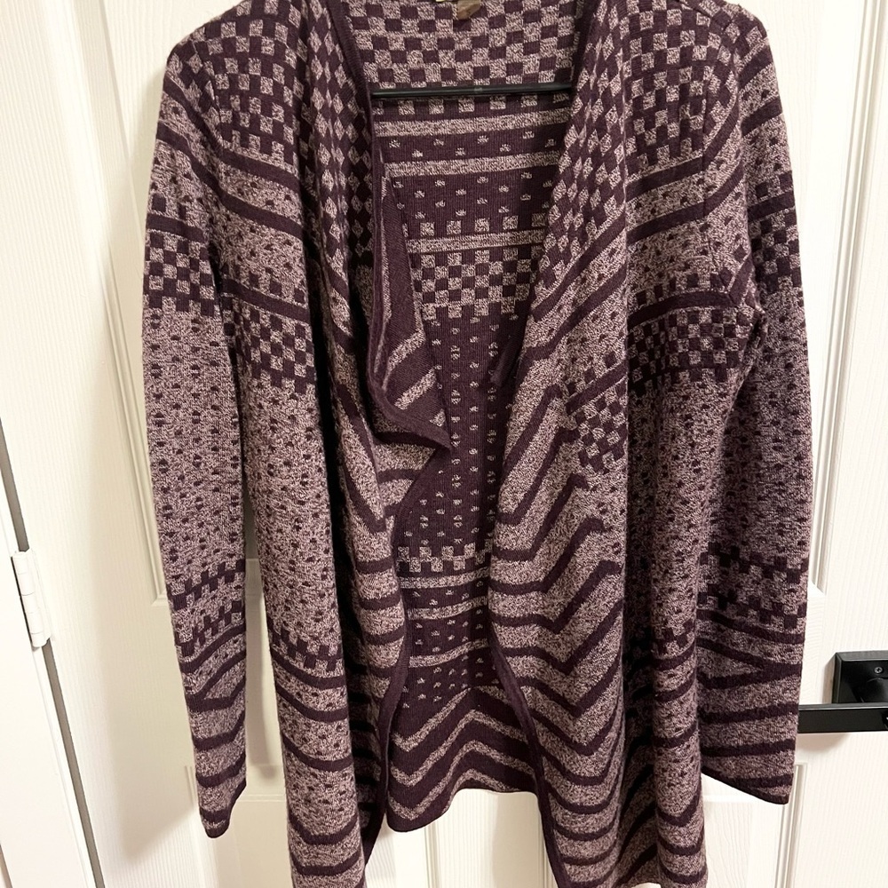 Smartwool Avion Ridge Pattern Wrap Cardigan Size S - Picture 9 of 9